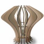 Lampa 9 – Flame Curve